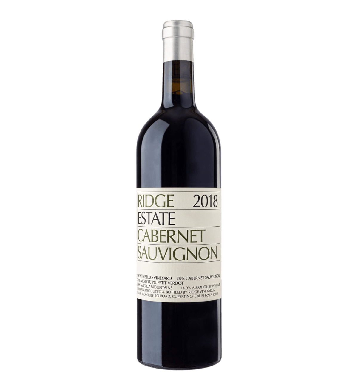 Ridge Vineyards Cabernet Sauvignon Estate 2018 Magnum