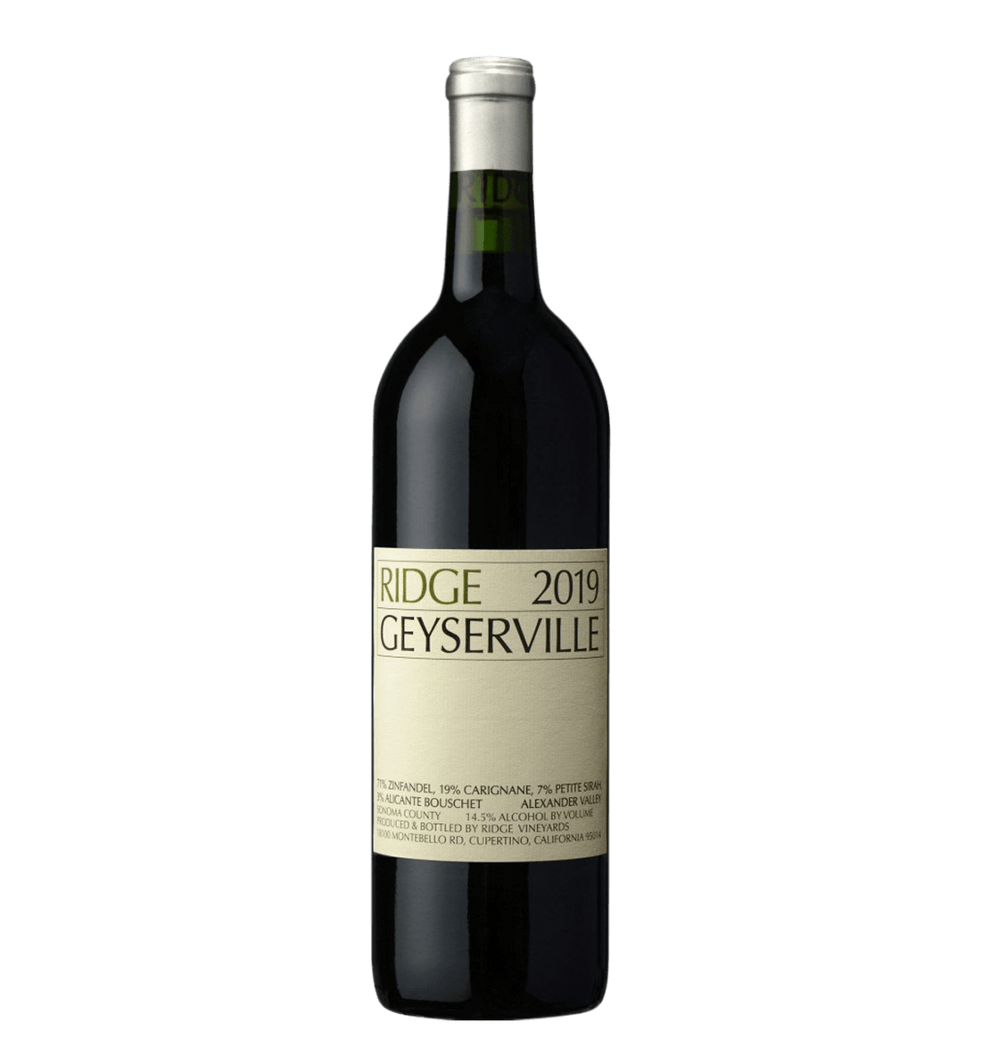 Ridge Vineyards Geyserville 2019
