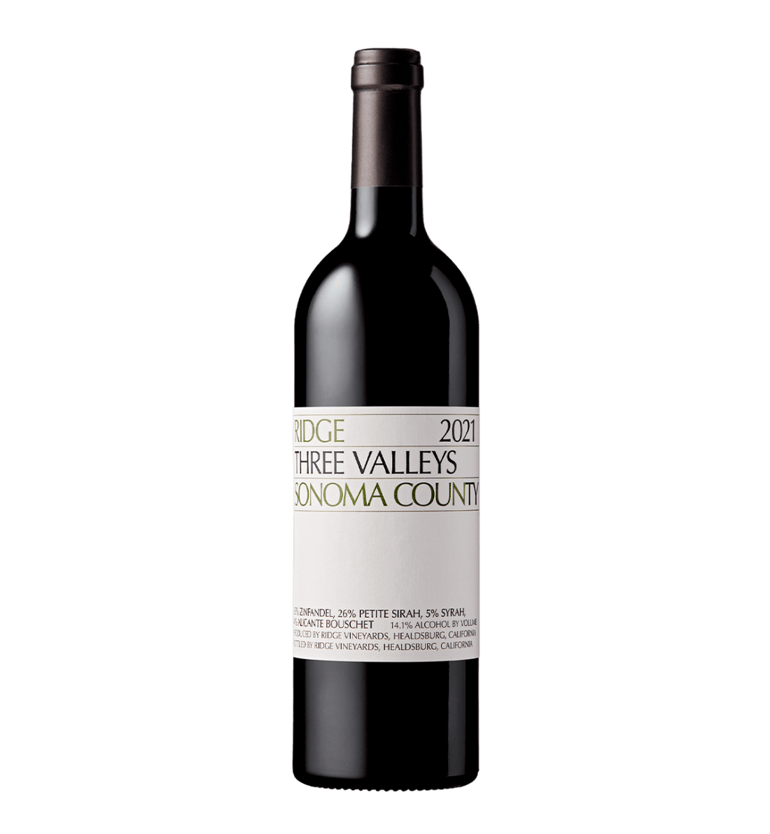 Ridge Vineyards Three Valleys 2021