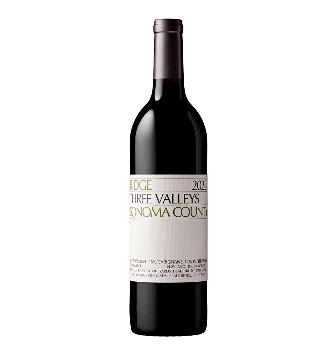 Ridge Vineyards Three Valleys 2022